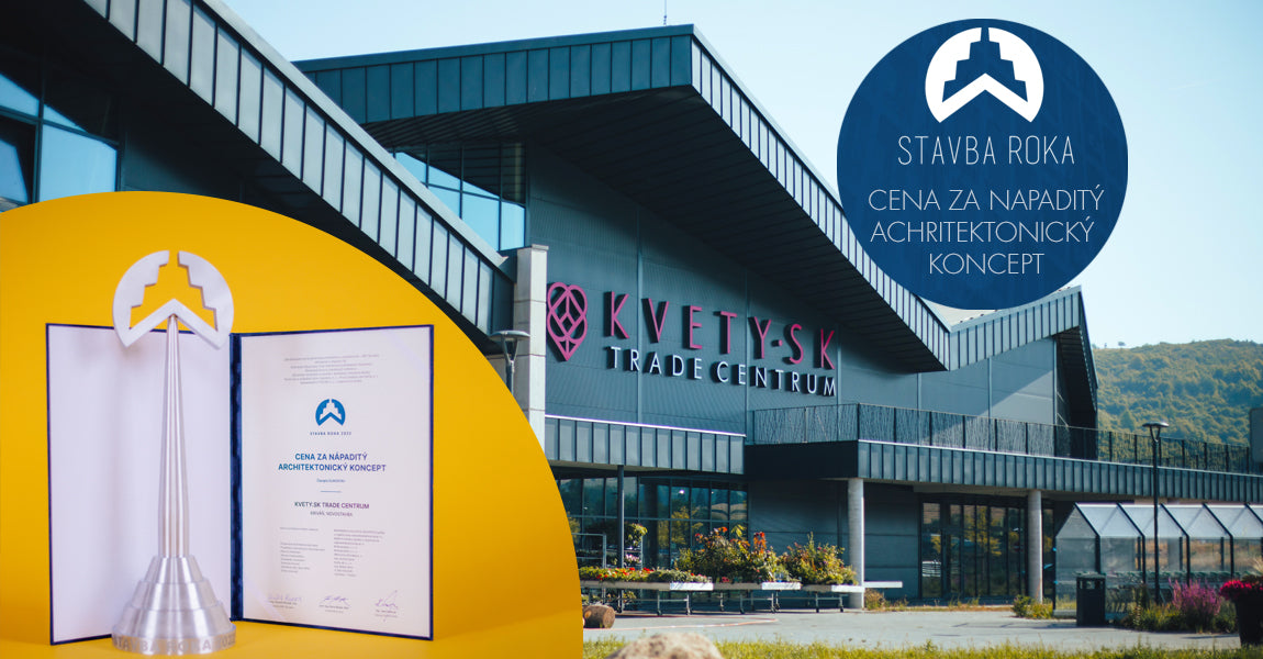 Stavba roka 2022 - kvety.live Trade Centrum – Víťaz ceny za nápaditý architektonický koncept